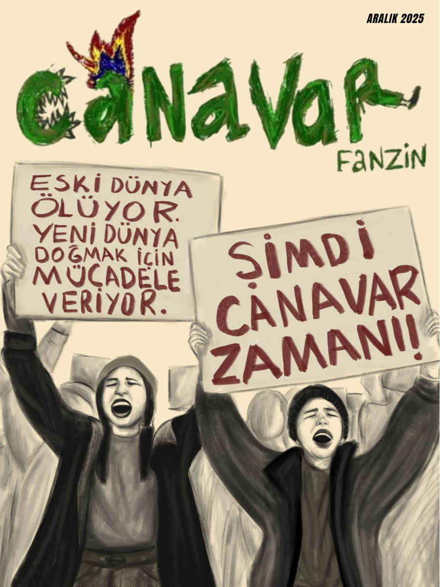 Canavar Fanzin son sayı kapağı